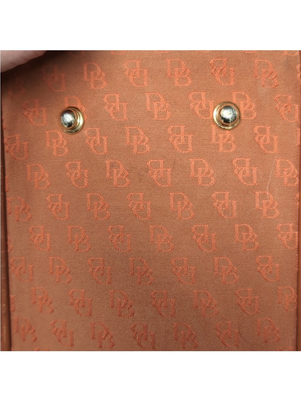 Dooney & Bourke Orange Logo Tote - Picture 7 of 13